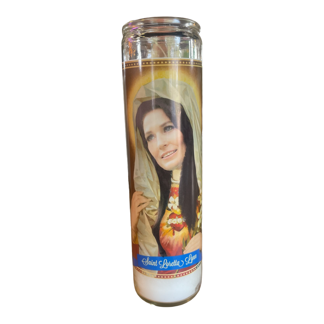 Loretta Lynn Devotional Prayer Saint Candle