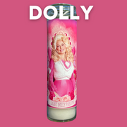 The Luminary Dolly Parton Altar Prayer Candle