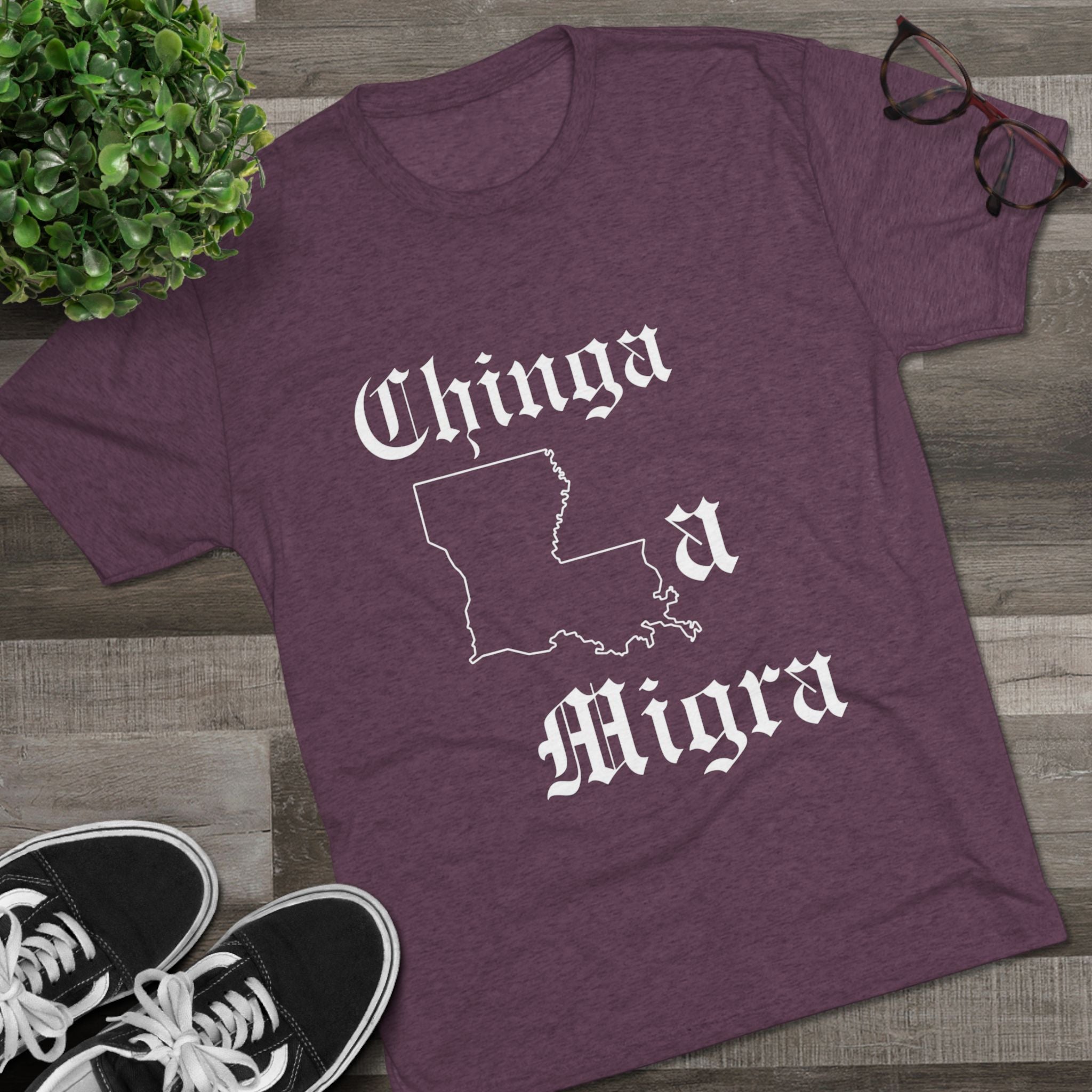Chinga la Migra Louisiana T-Shirt