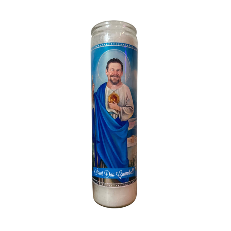 Dan Campbell Devotional Prayer Saint Candle