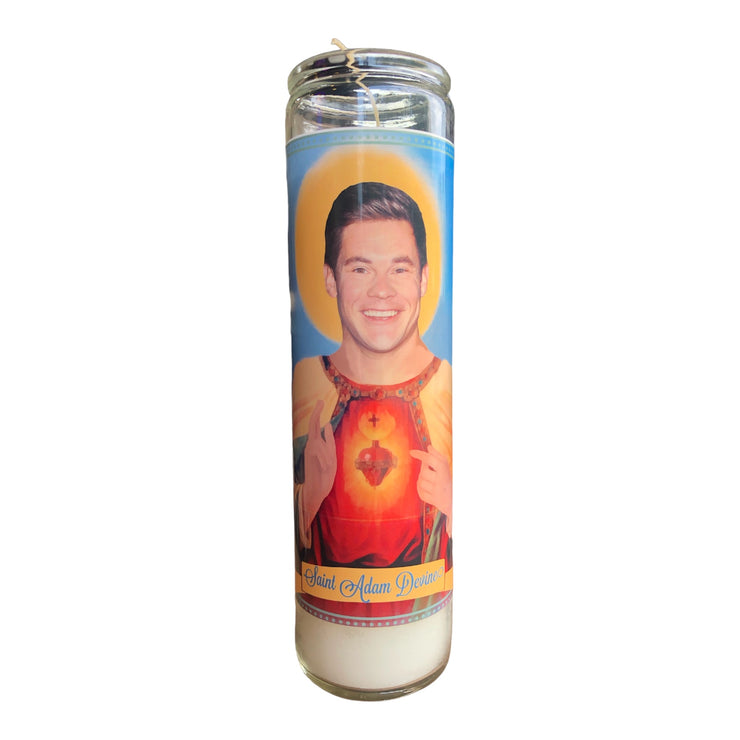 Adam Devine Devotional Prayer Saint Candle