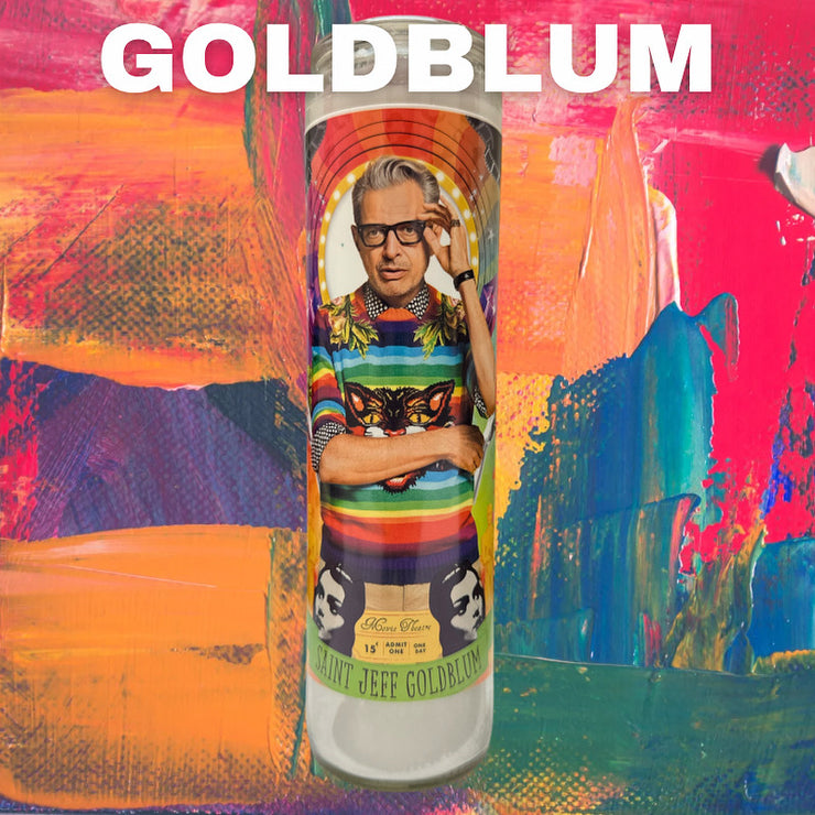 The Luminary Jeff Goldblum Altar Candle