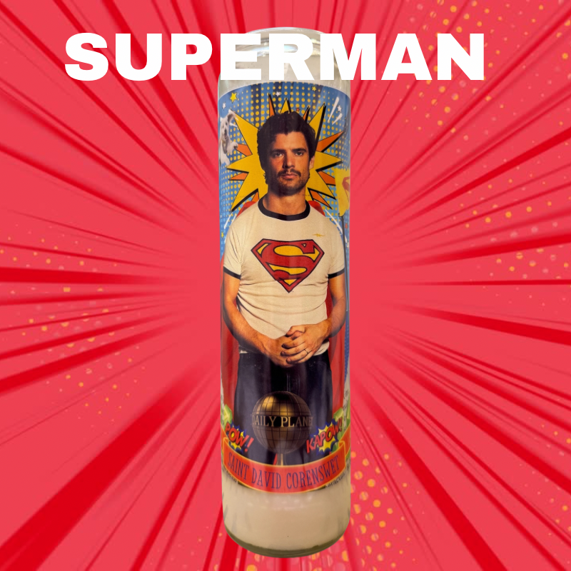 The Luminary Superman David Corenswet Altar Candle