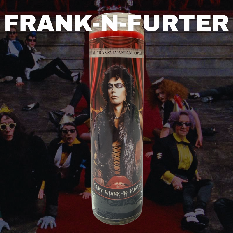 The Luminary Frank-N-Furter Tim Curry Devotional Prayer Candle
