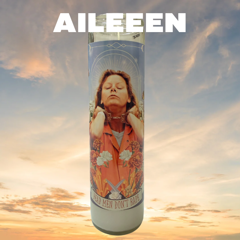 Luminary Aileen Wuornos Altar Prayer Candle