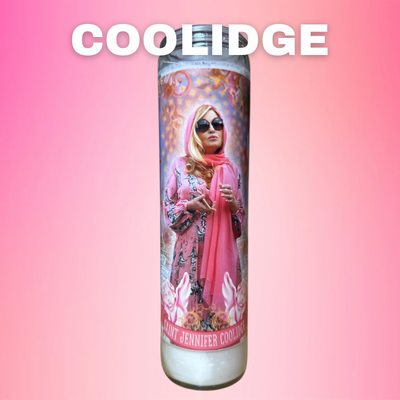 The Luminary Jennifer Coolidge Altar Prayer Candle