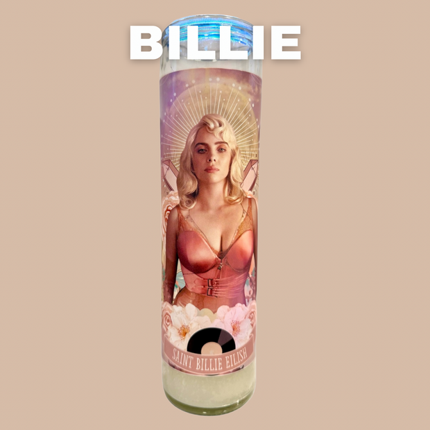 The Luminary Billie Eilish Altar Prayer Candle