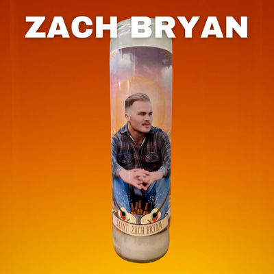 The Luminary Zach Bryan Altar Prayer Candle