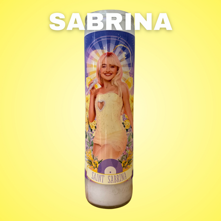 The Luminary Sabrina Carpenter Altar Prayer Candle