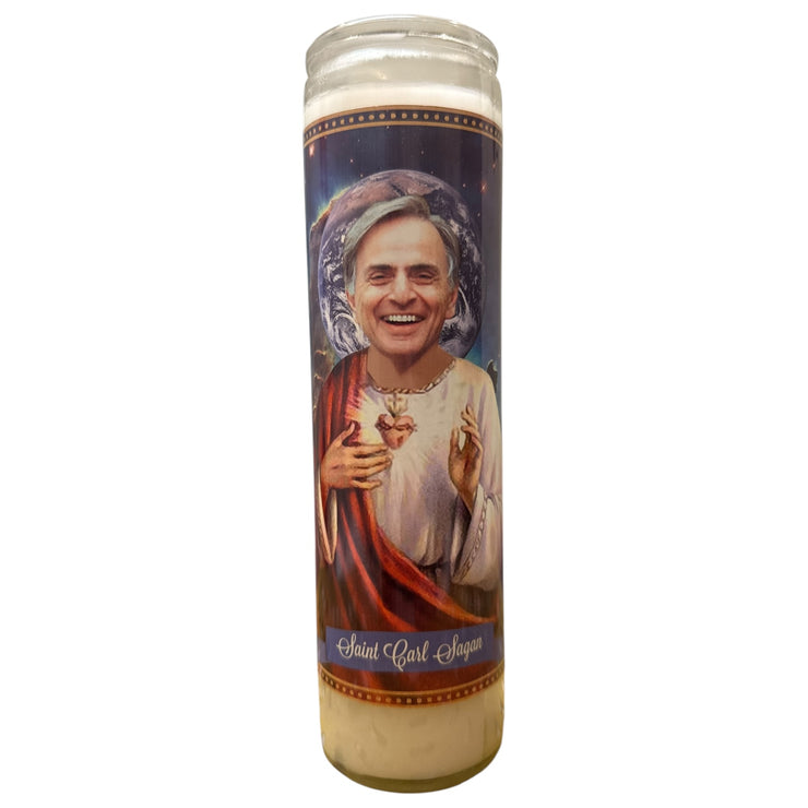 Carl Sagan Devotional Prayer Saint Candle