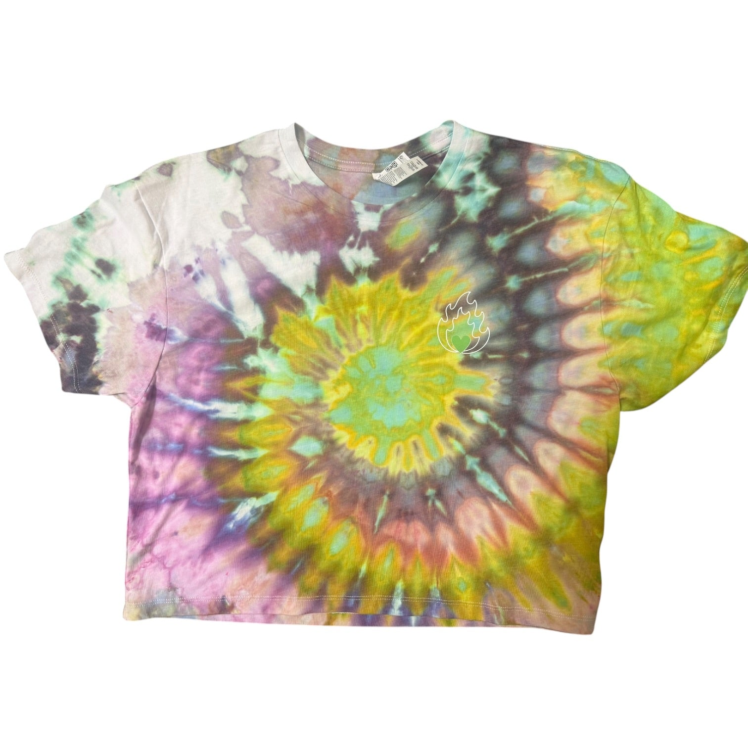 Love is Contraband Hand-Dyed Crop Top