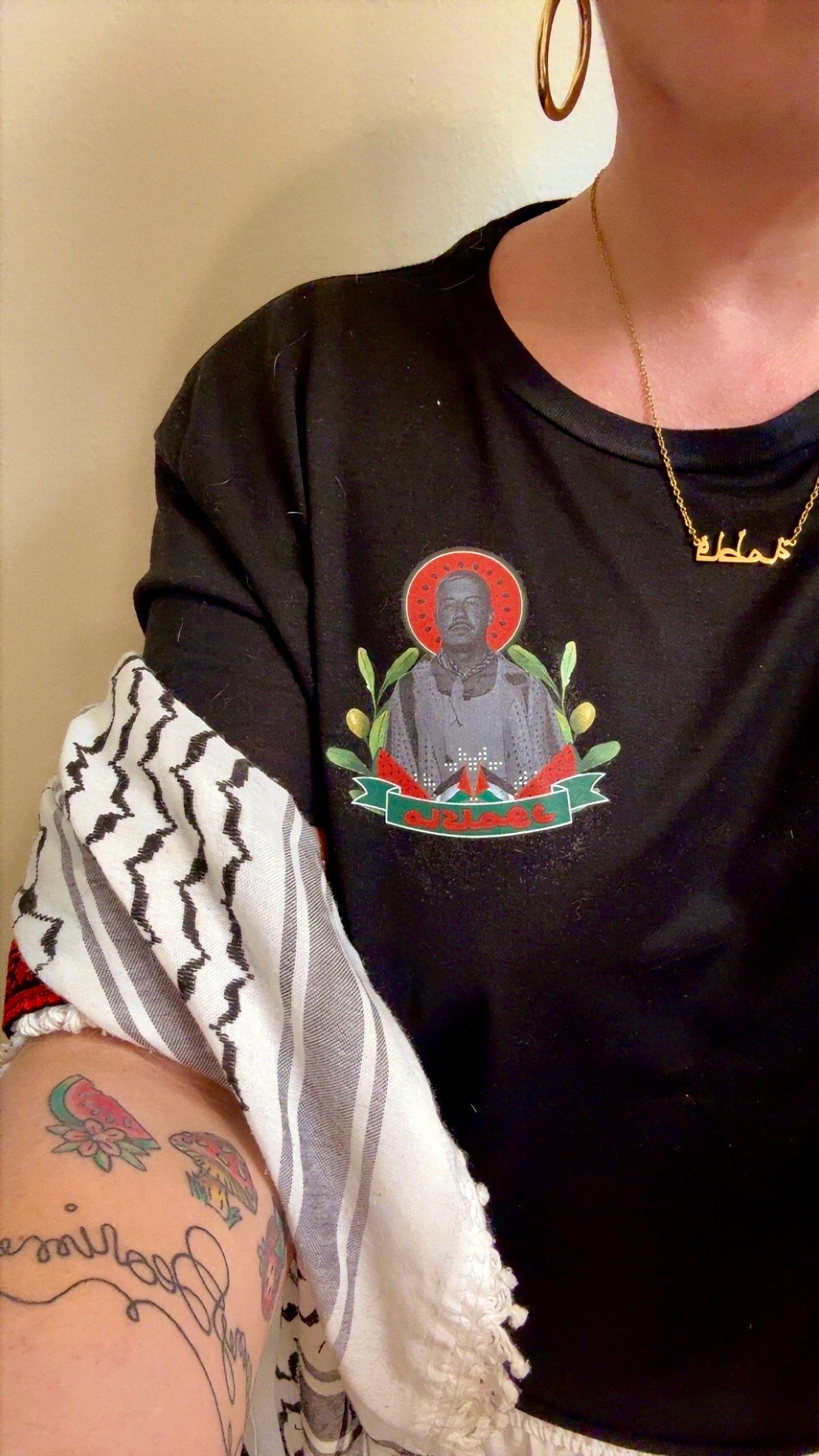 Macklemore Black Crop Top