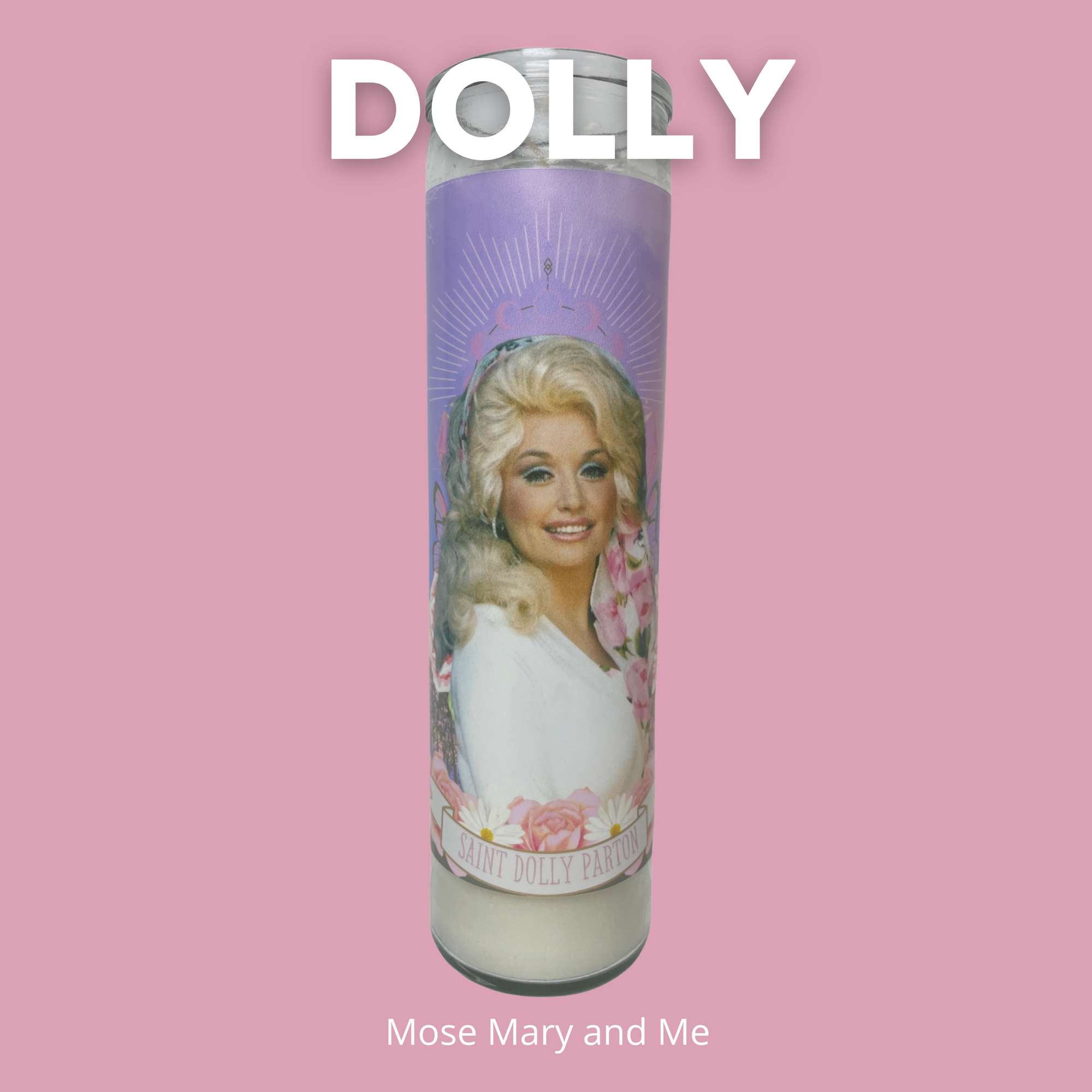 Memorial Luminary Dolly Parton Altar Prayer Candle