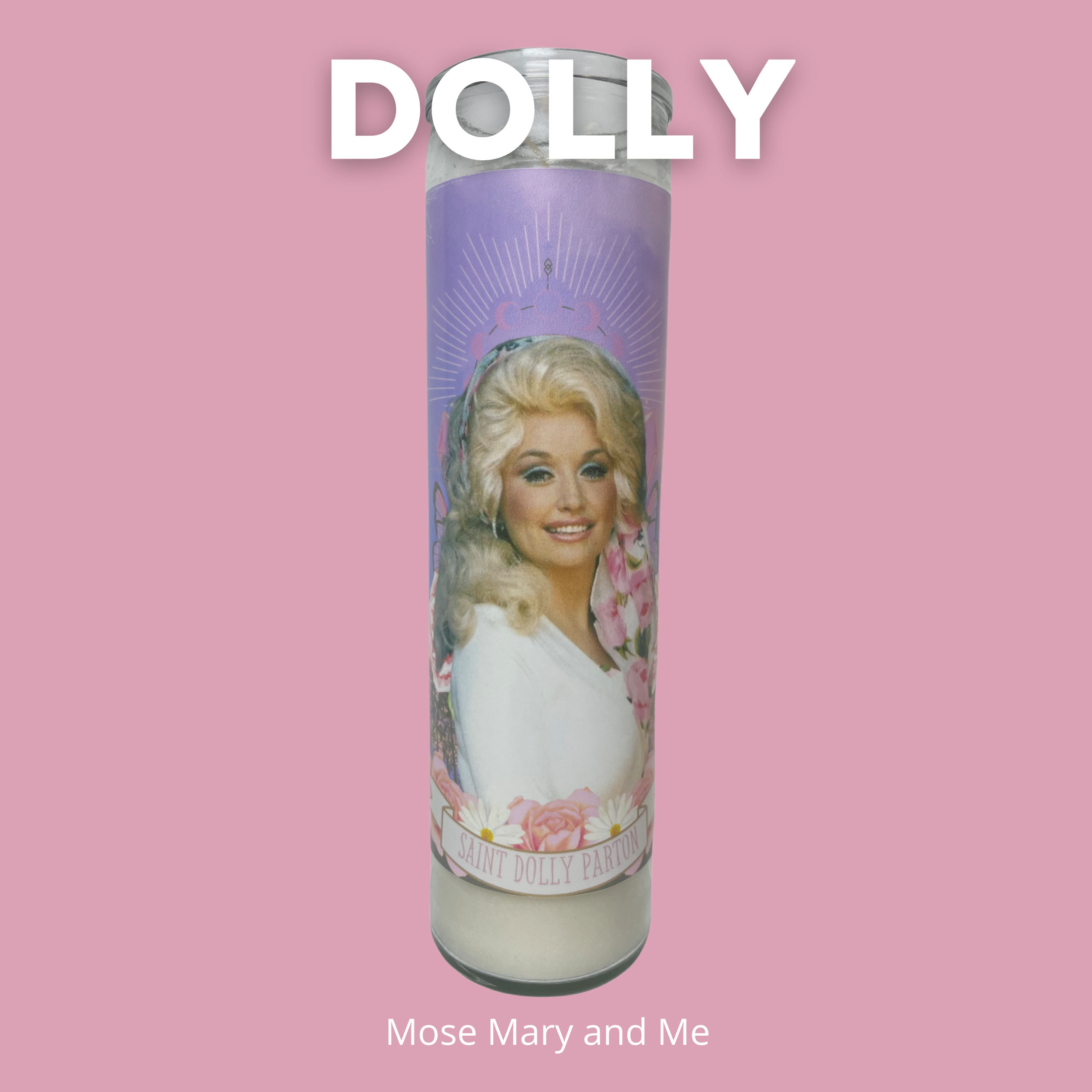 Memorial Luminary Dolly Parton Altar Prayer Candle