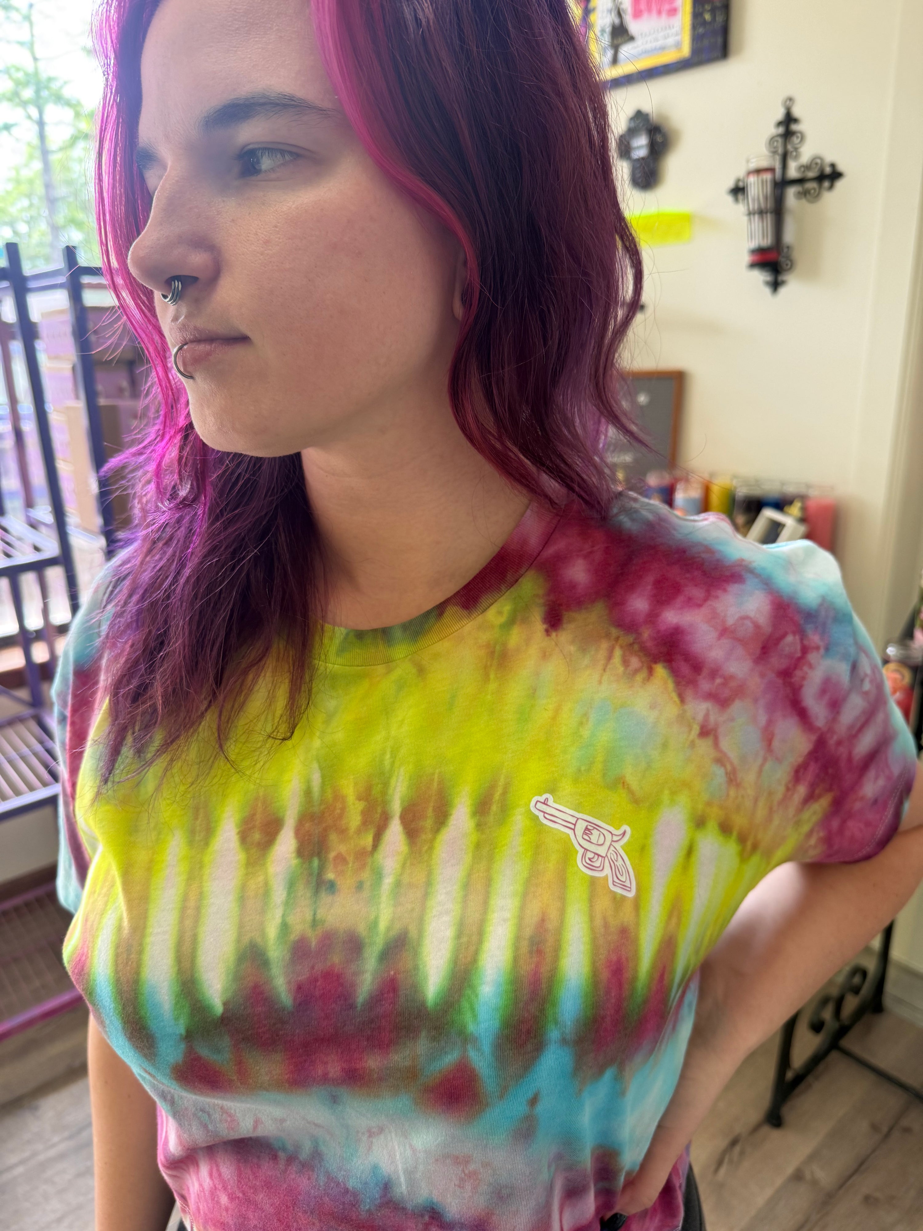 Billionaire Hunting Club Hand-Dyed Crop Top