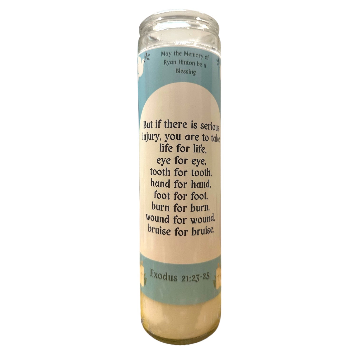 Saint Rodney Hinton Jr + Ryan Hinton (RIP) Altar Prayer Candle