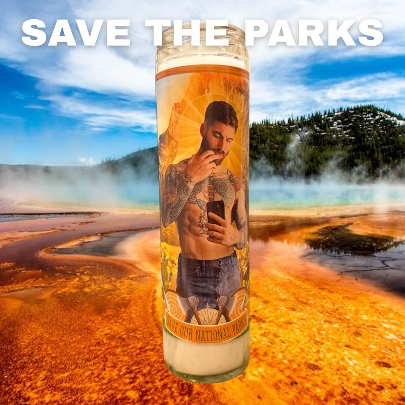 The Luminary Save The Parks Thoren Bradley Altar Candle