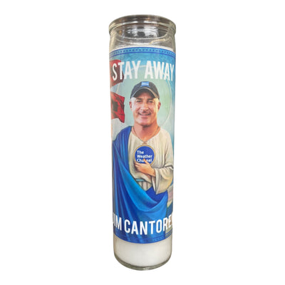 Jim Cantore Devotional Prayer Saint Candle