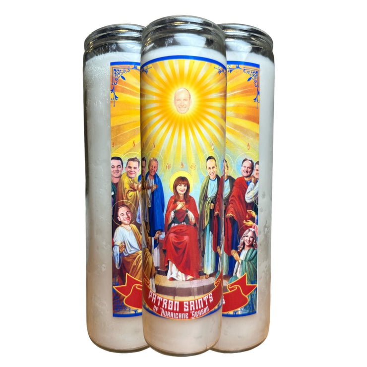 Patron Saints of Hurricane Season Candle