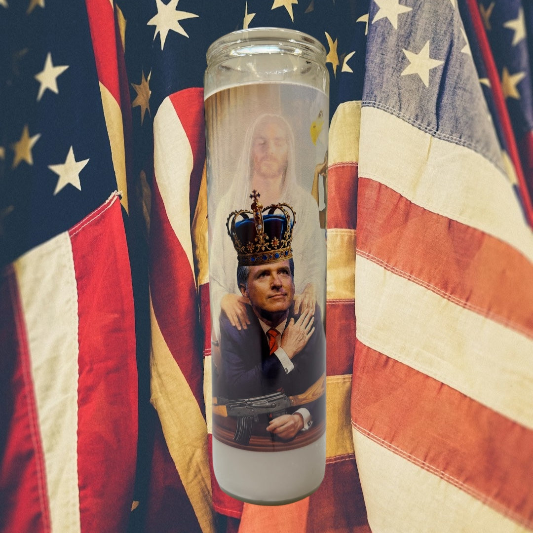 Guns Gavin Gesus Prayer Altar Candle