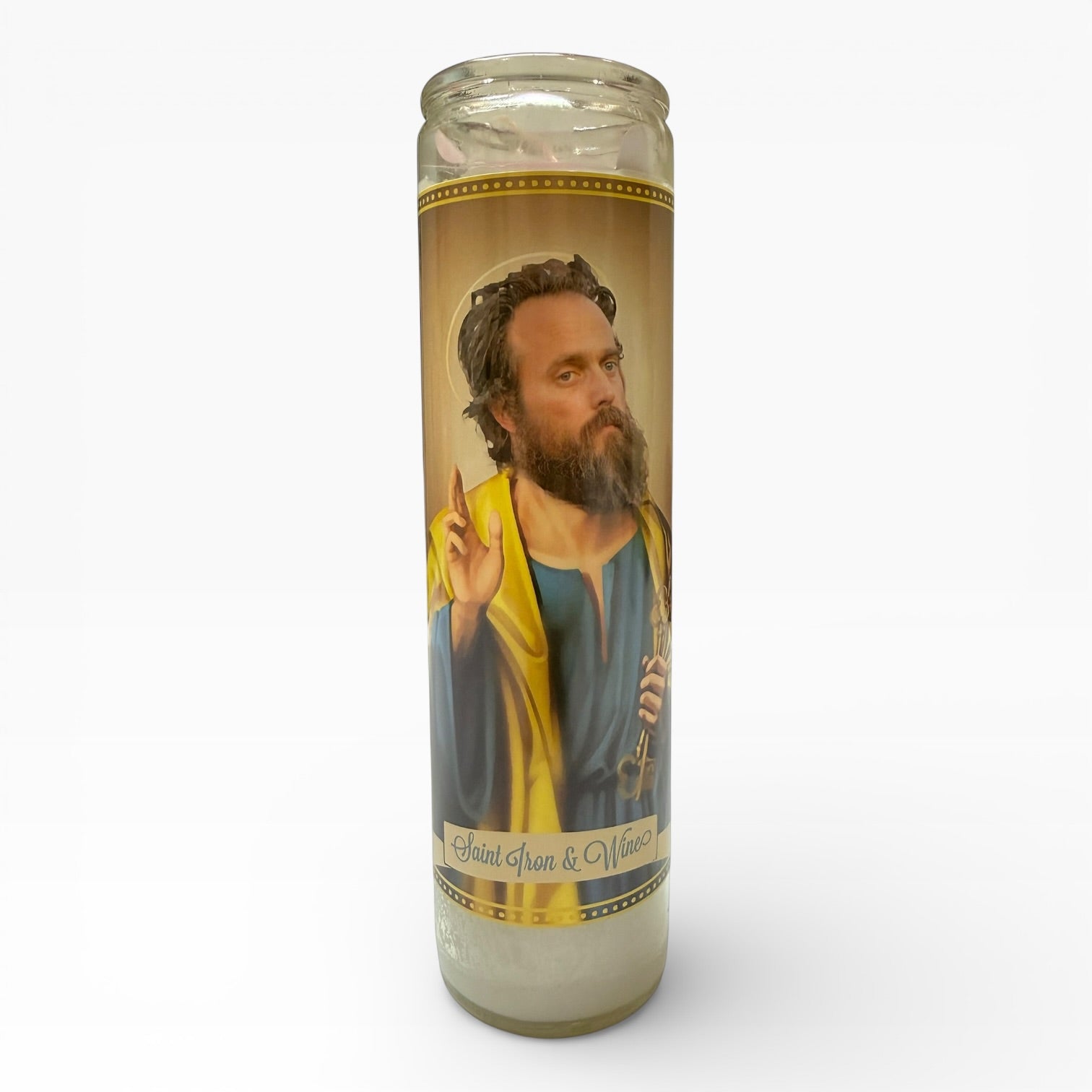 Iron & Wine Devotional Prayer Saint Candle