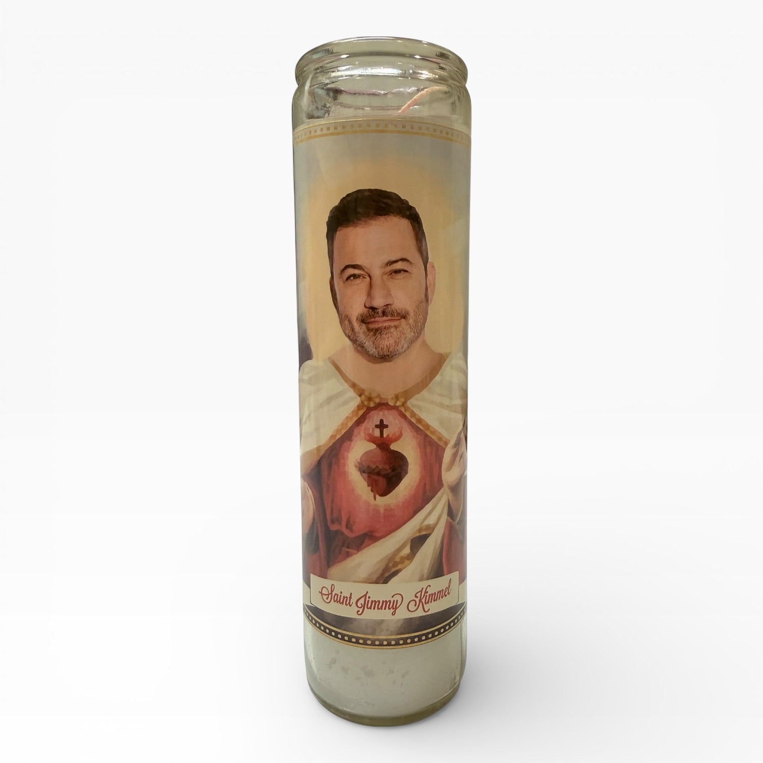 Jimmy Kimmel Devotional Prayer Saint Candle