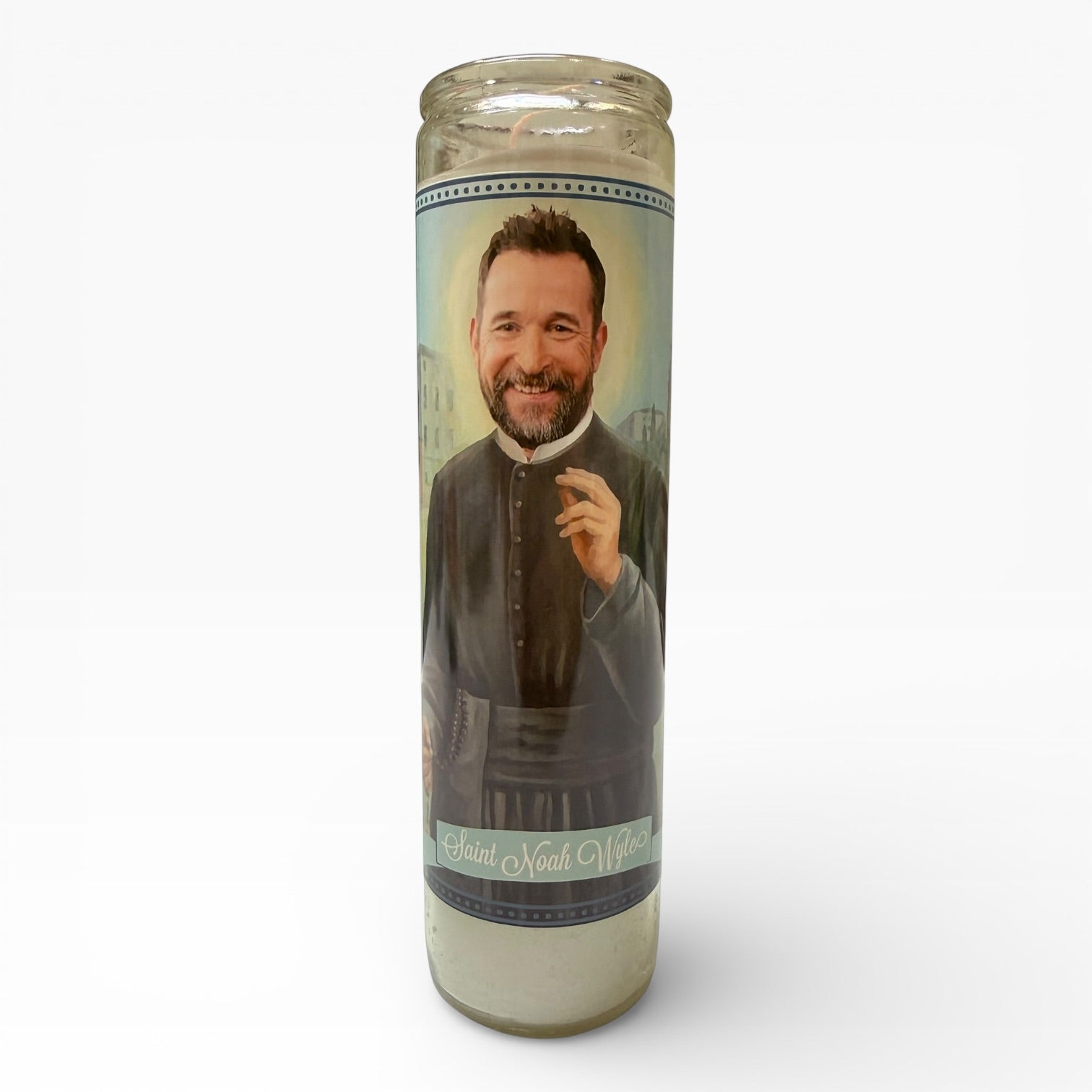 Noah Wyle Devotional Prayer Saint Candle
