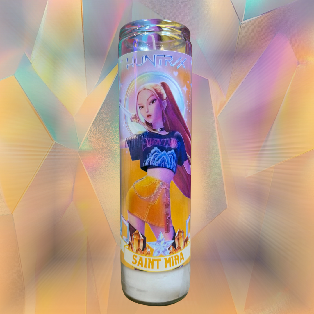 K-Pop Demon Hunters Devotional Prayer Saint Candle Set
