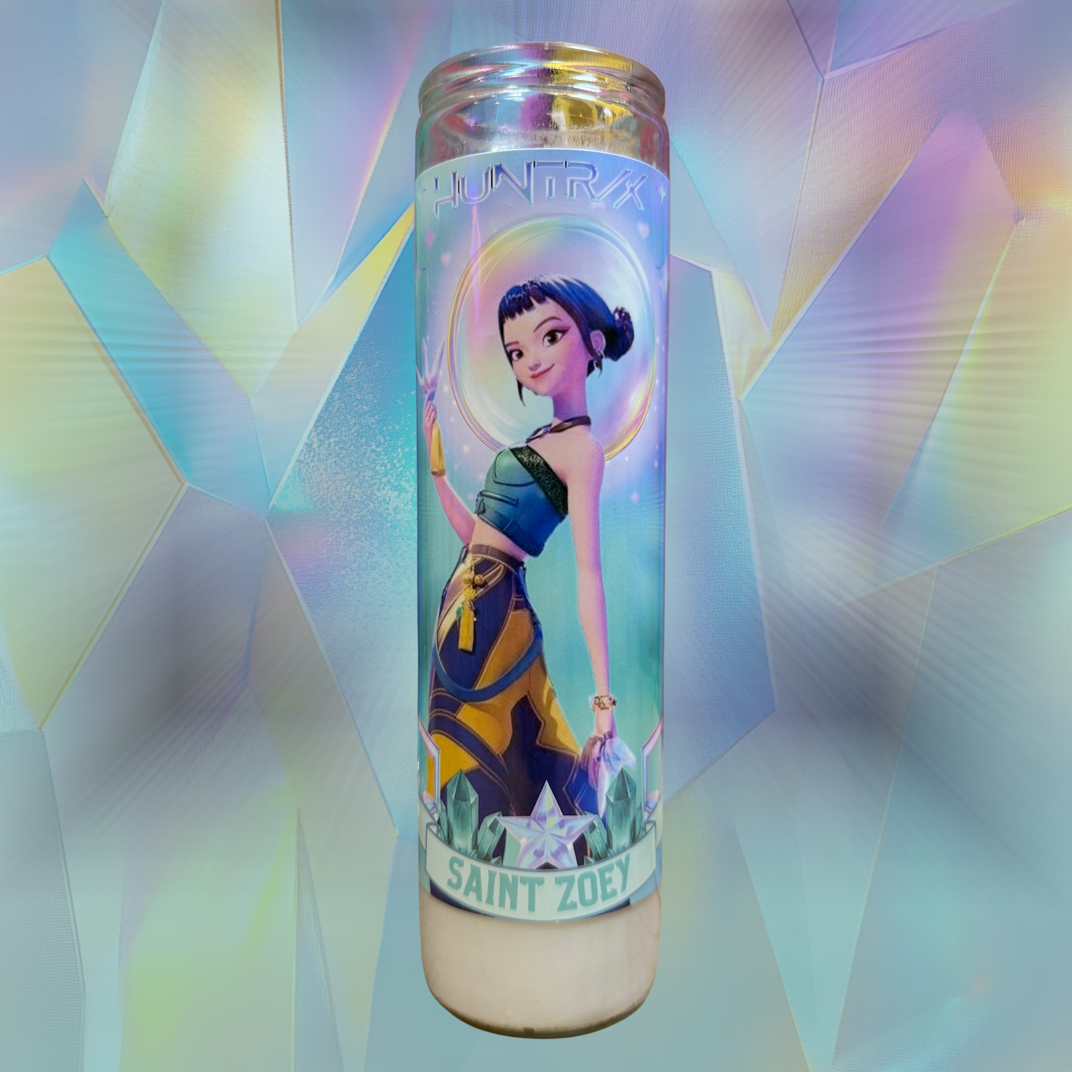 K-Pop Demon Hunters Devotional Prayer Saint Candle Set