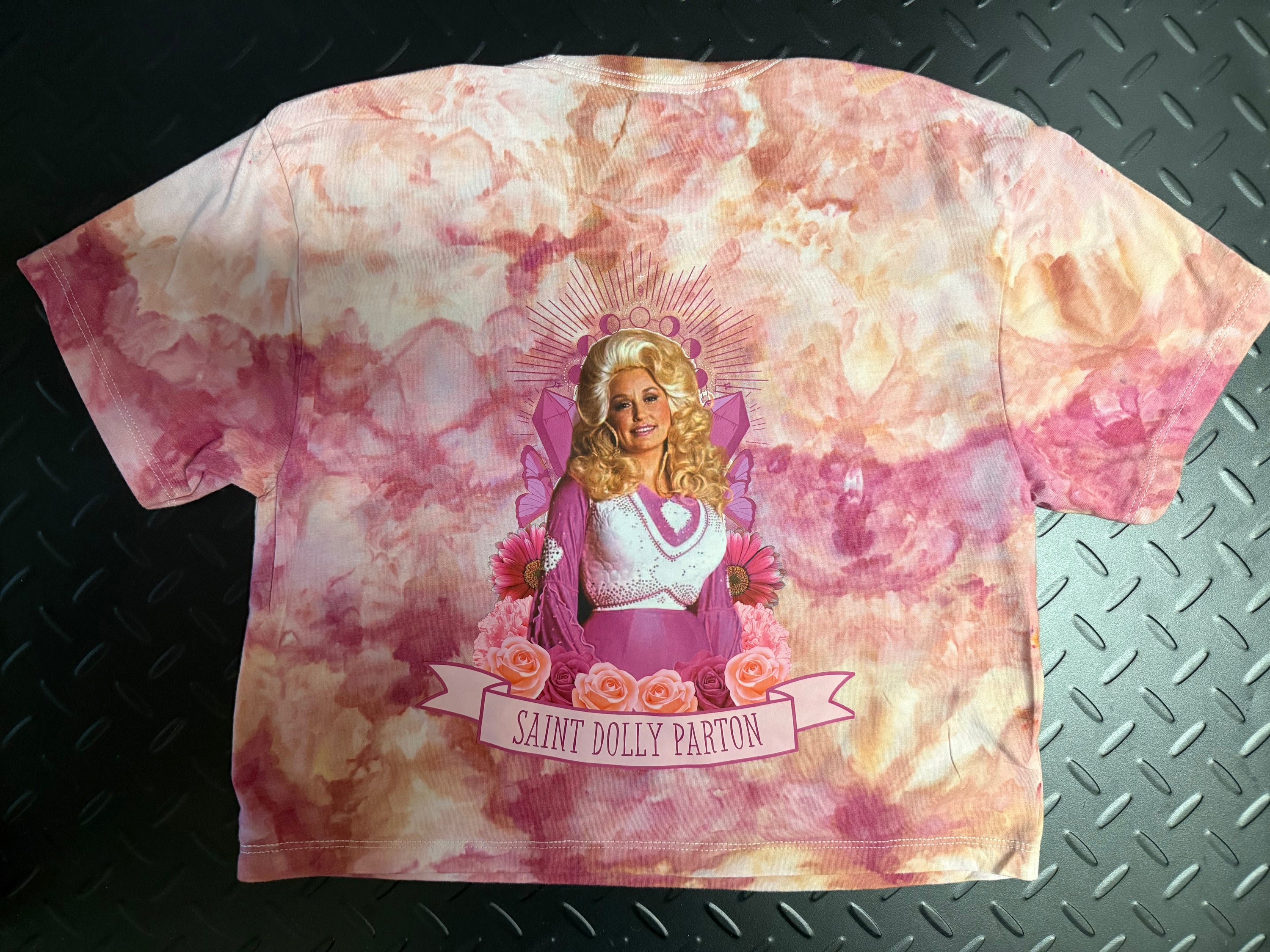 Dolly Parton Hand-Dyed Crop Top