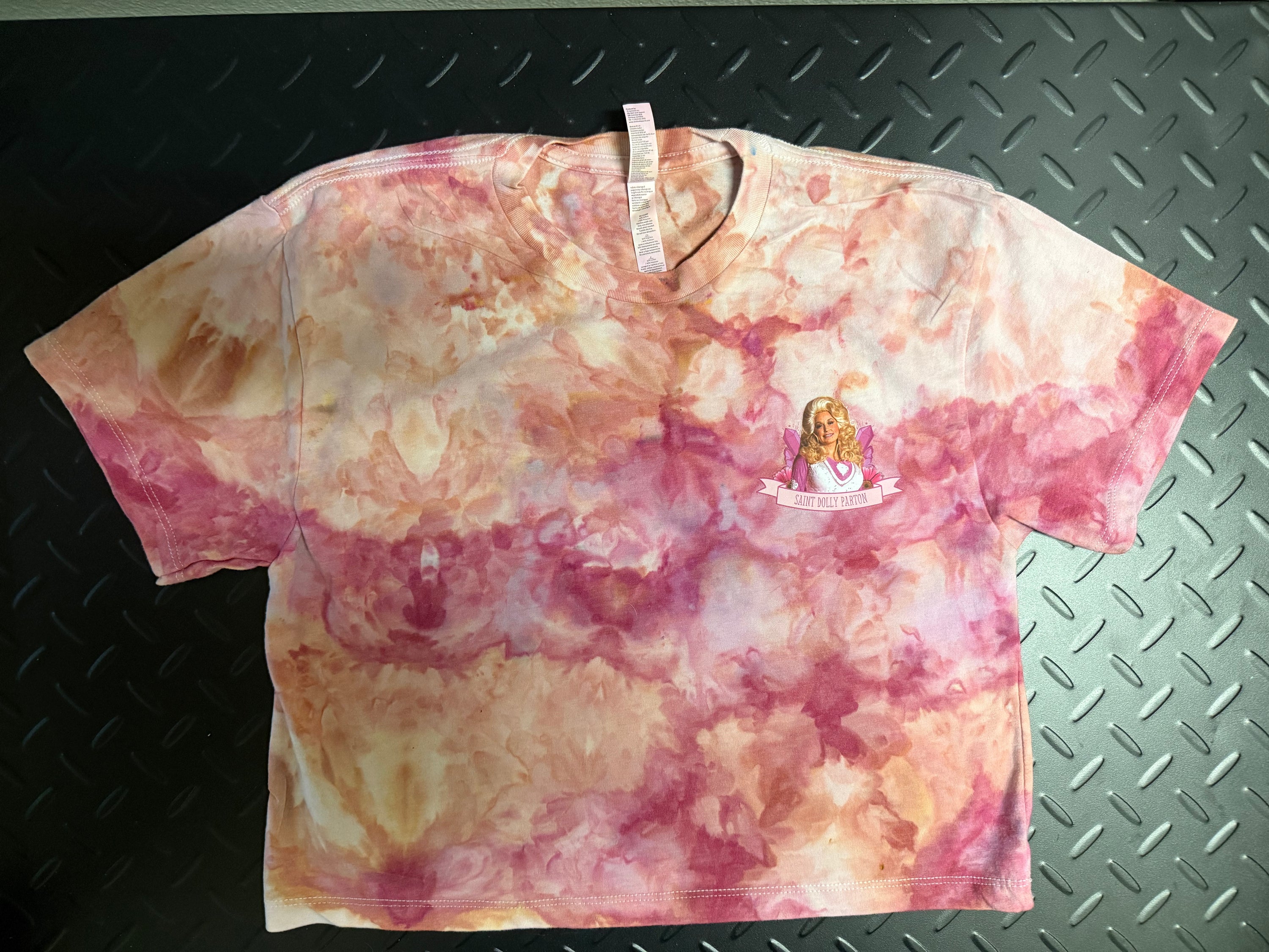 Dolly Parton Hand-Dyed Crop Top