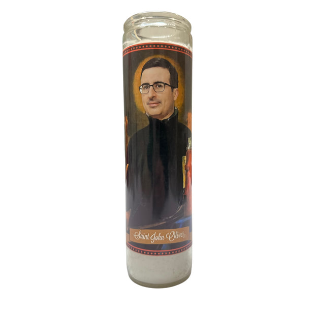 John Oliver Devotional Prayer Saint Candle