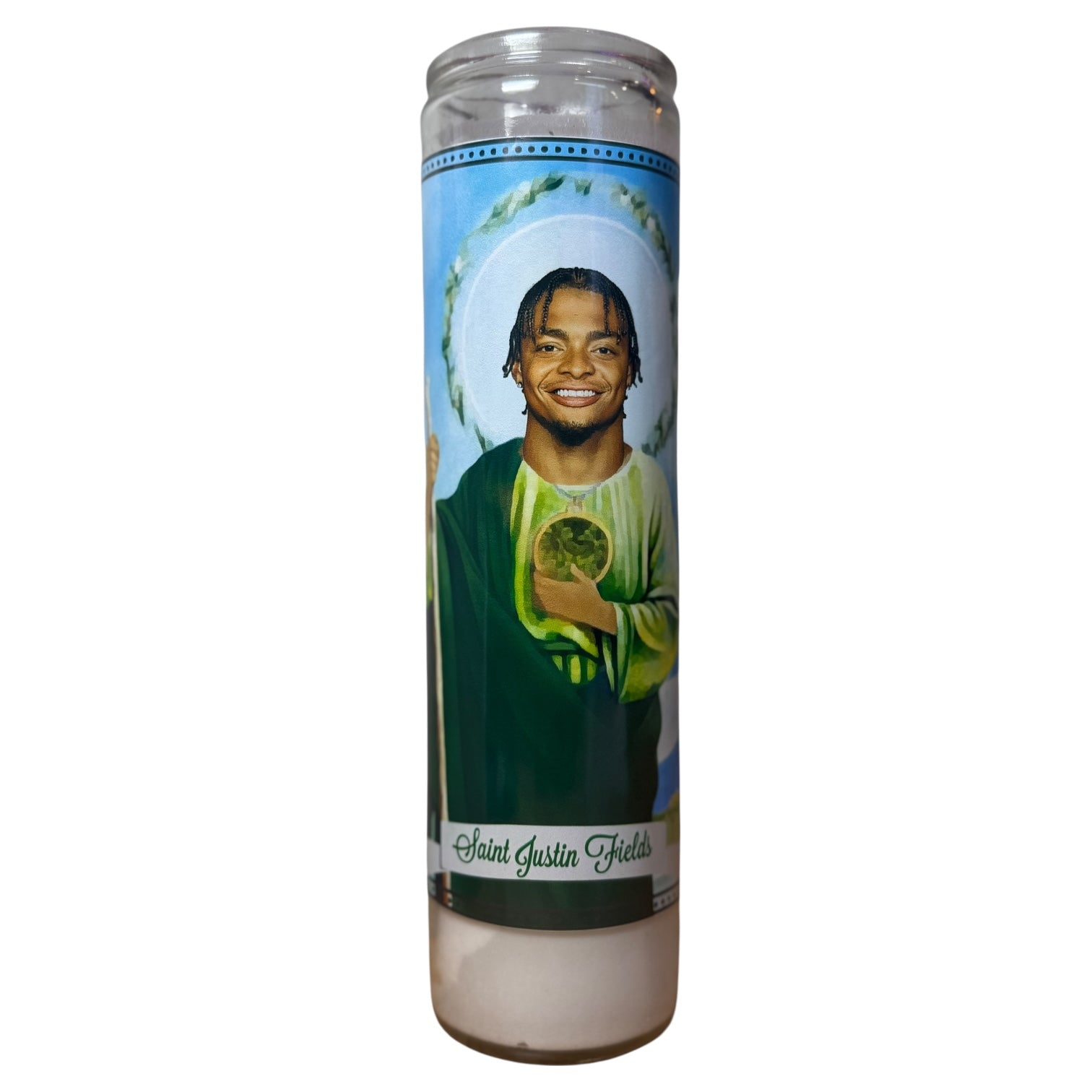 Justin Fields Devotional Prayer Saint Candle