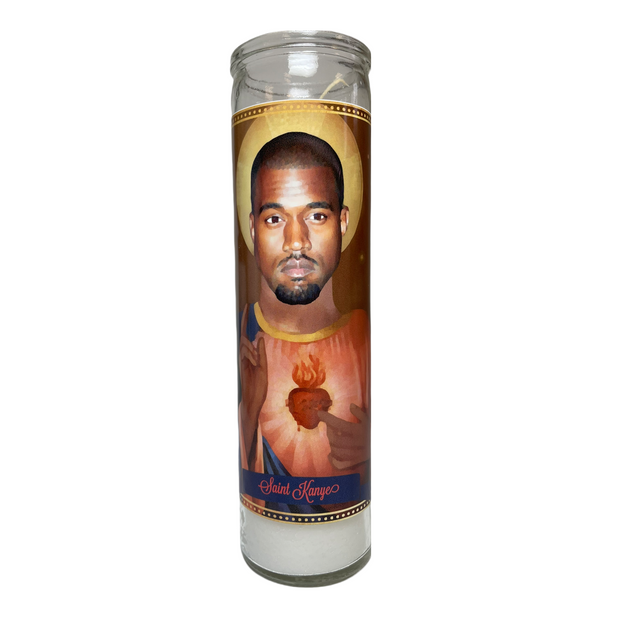 Kanye Devotional Prayer Saint Candle