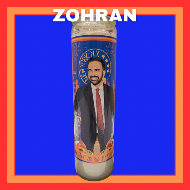 The Luminary Zohran Mamdani Altar Candle