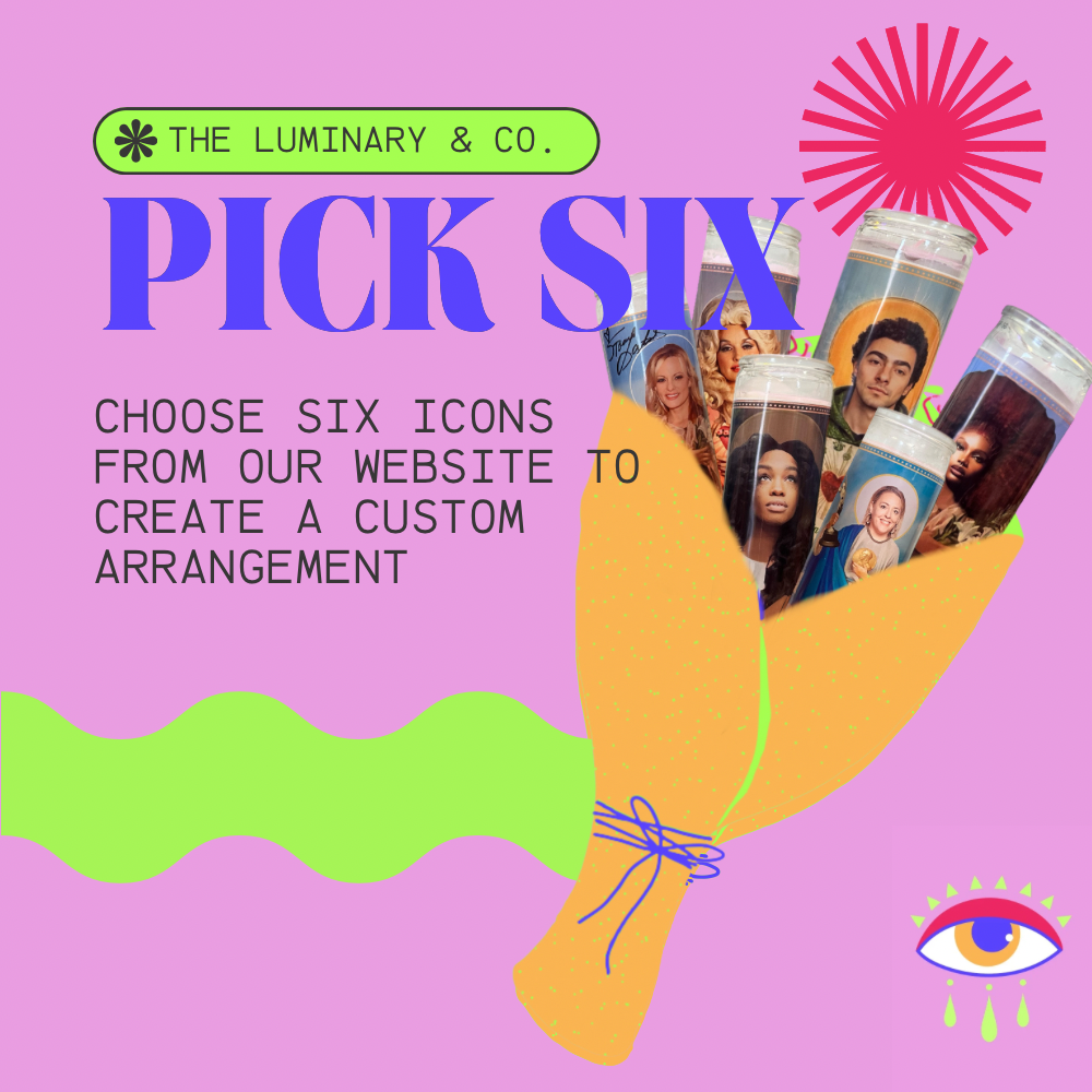 Pick Six Bouquet of Prayer Candles