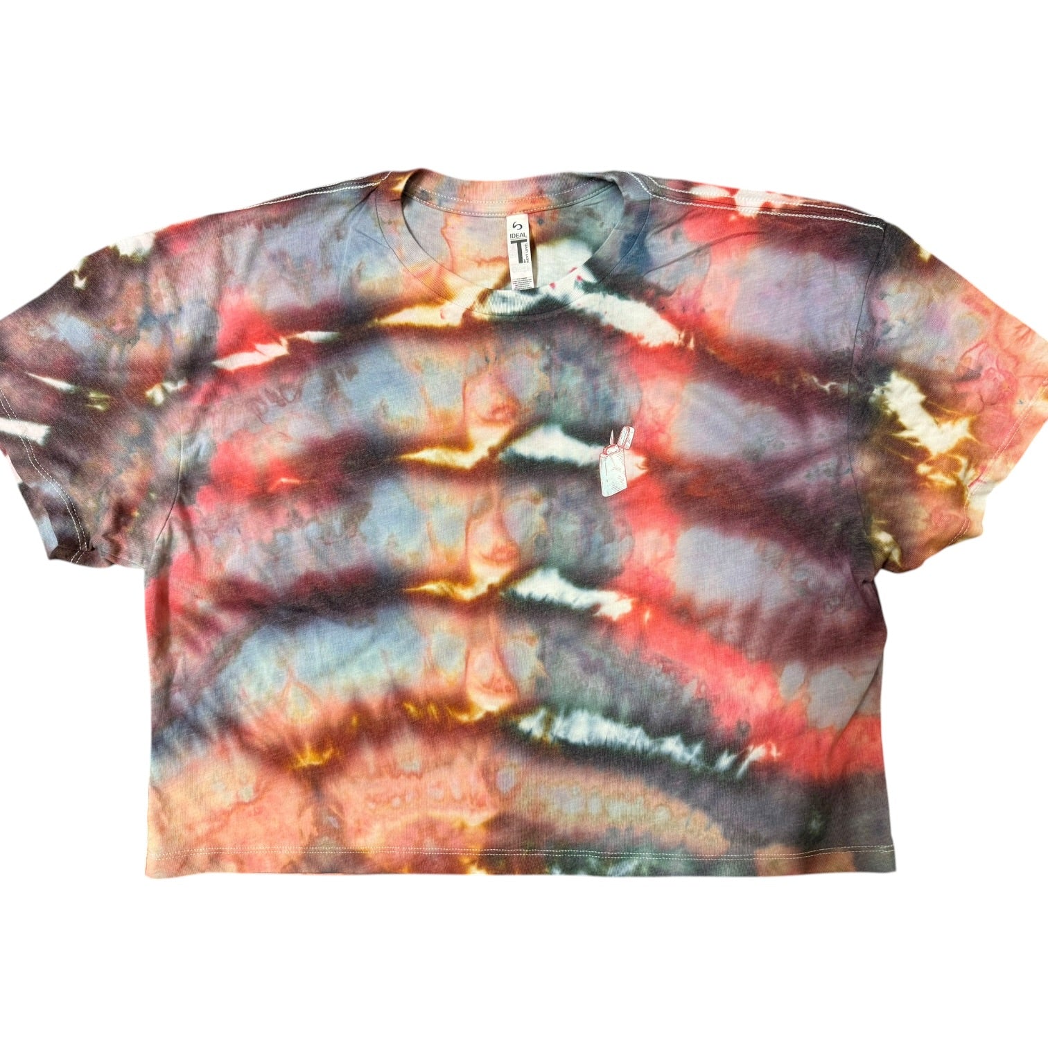 Pay Us Enough to Live Hand-Dyed Crop Top
