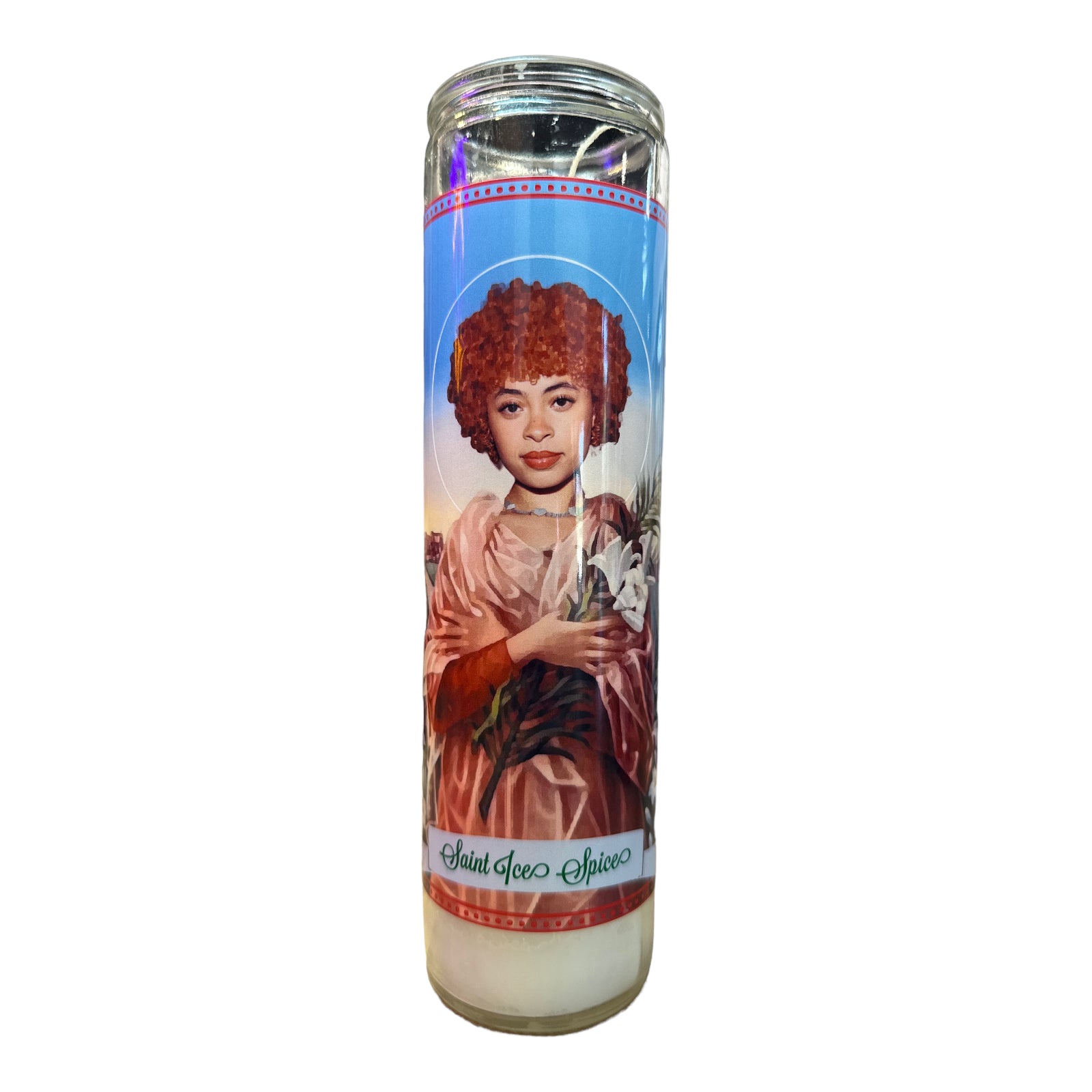 Ice Spice Devotional Prayer Saint Candle