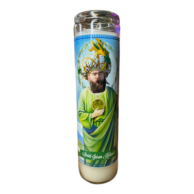 Jason Kelce Devotional Prayer Saint Candle