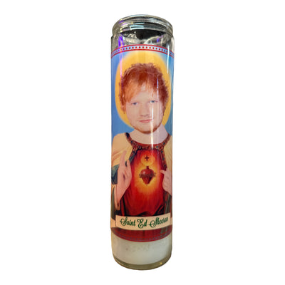 Ed Sheeran Devotional Prayer Saint Candle
