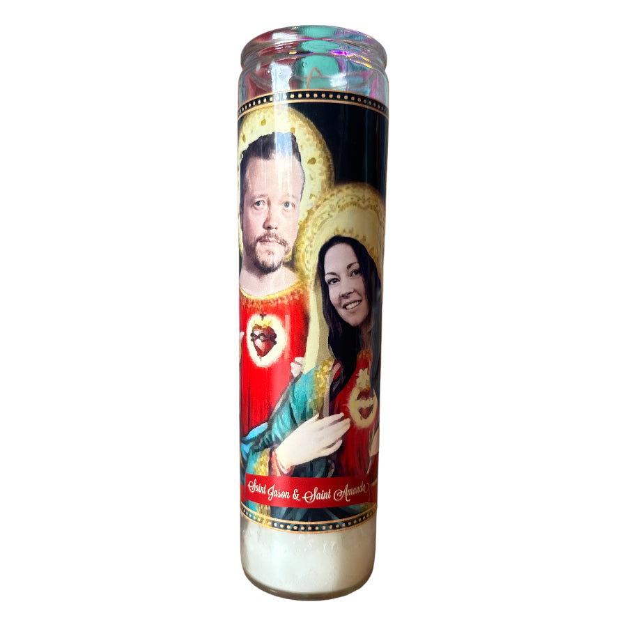 Jason Isbell & Amanda Shires Devotional Prayer Saint Candle