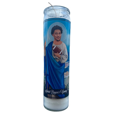 Bryce Young Devotional Prayer Saint Candle