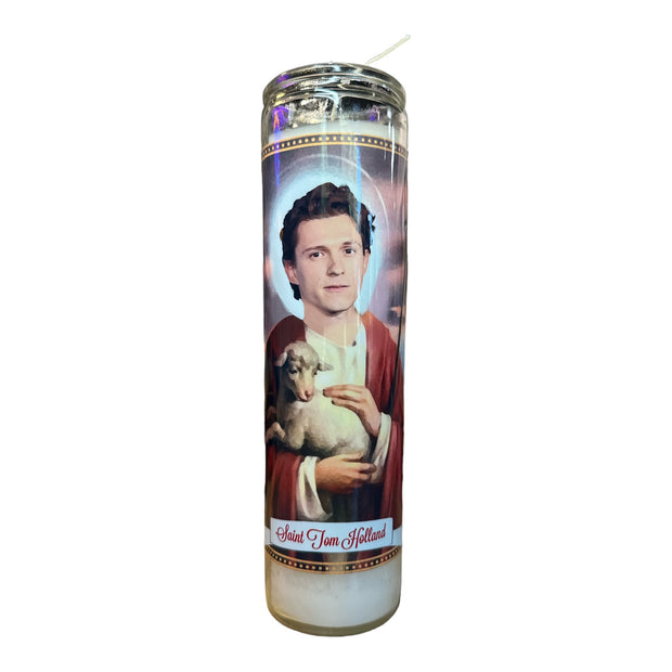 Tom Holland Devotional Prayer Saint Candle