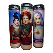 Sanderson Sisters Hocus Pocus Devotional Prayer Saint Candle Set