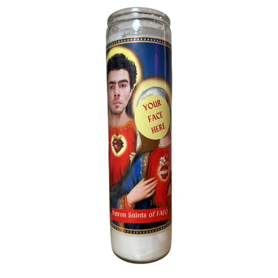 Personalized Custom Luigi Mangione Prayer Saint Candle