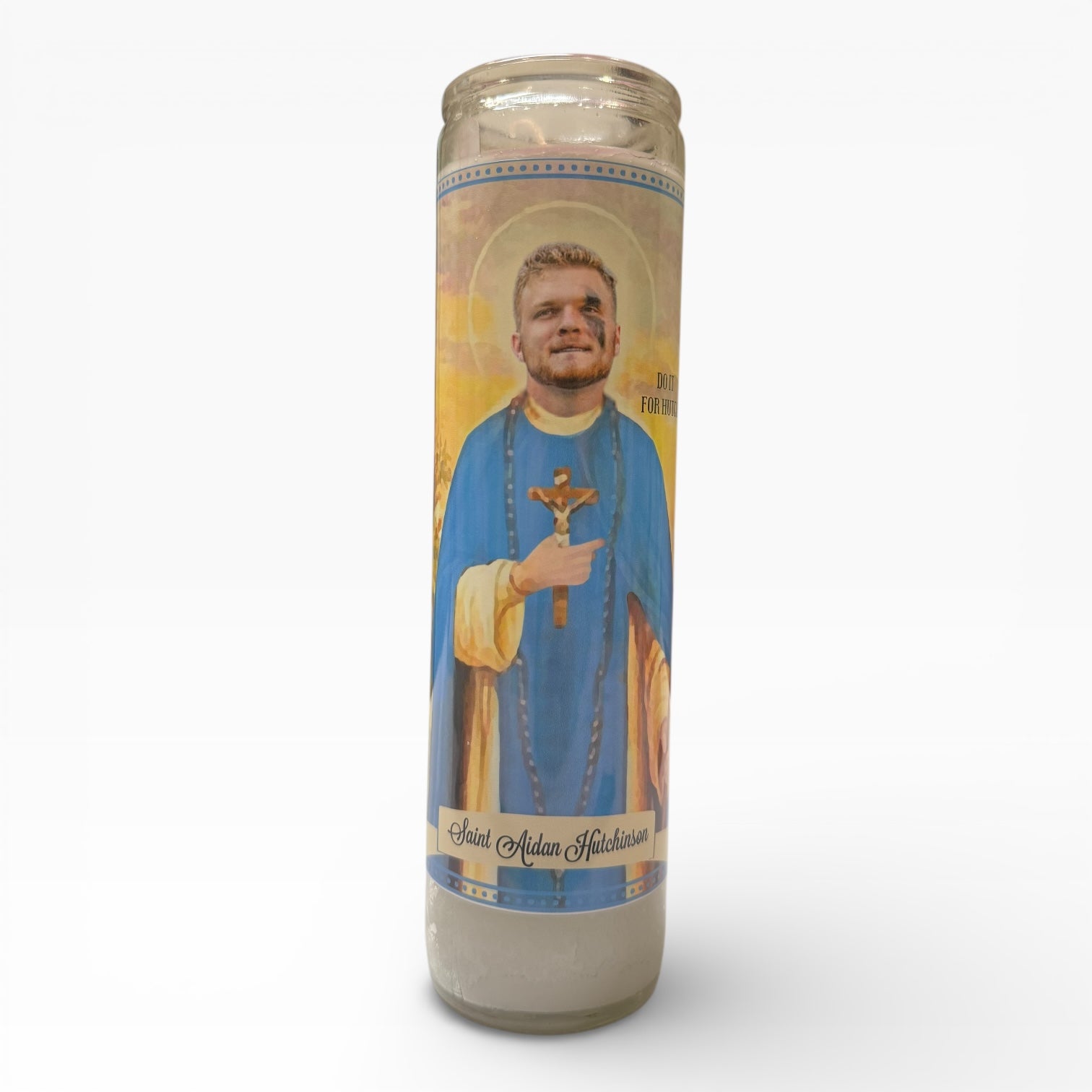 Choice of Candle from the Detroit Lions “Defend the Den" Prayer Saint Candles