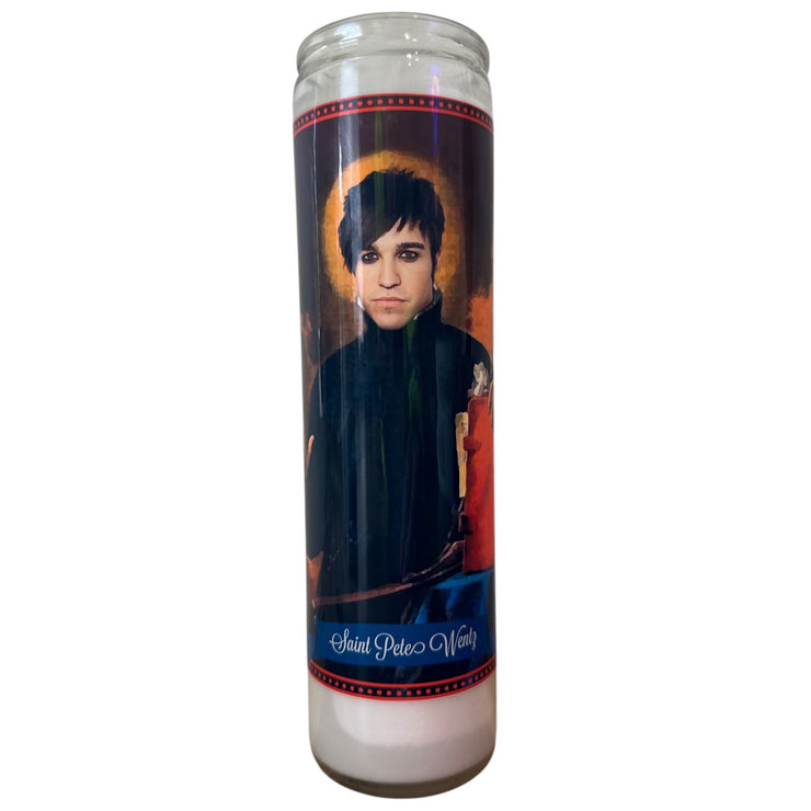 Pete Wentz Devotional Prayer Saint Candle