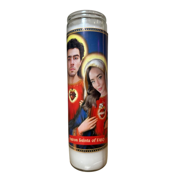 Personalized Custom Luigi Mangione Prayer Saint Candle