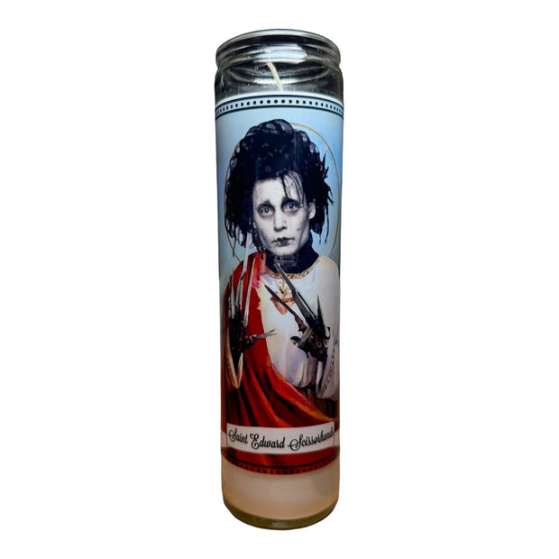 Edward Scissorhands Devotional Prayer Saint Candle