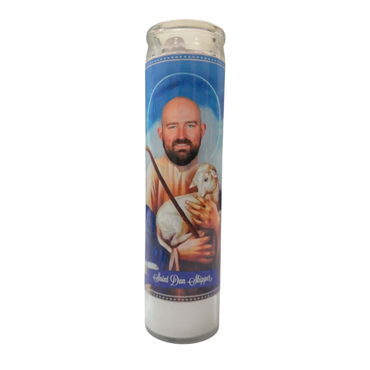 Choice of Candle from the Detroit Lions “Defend the Den" Prayer Saint Candles